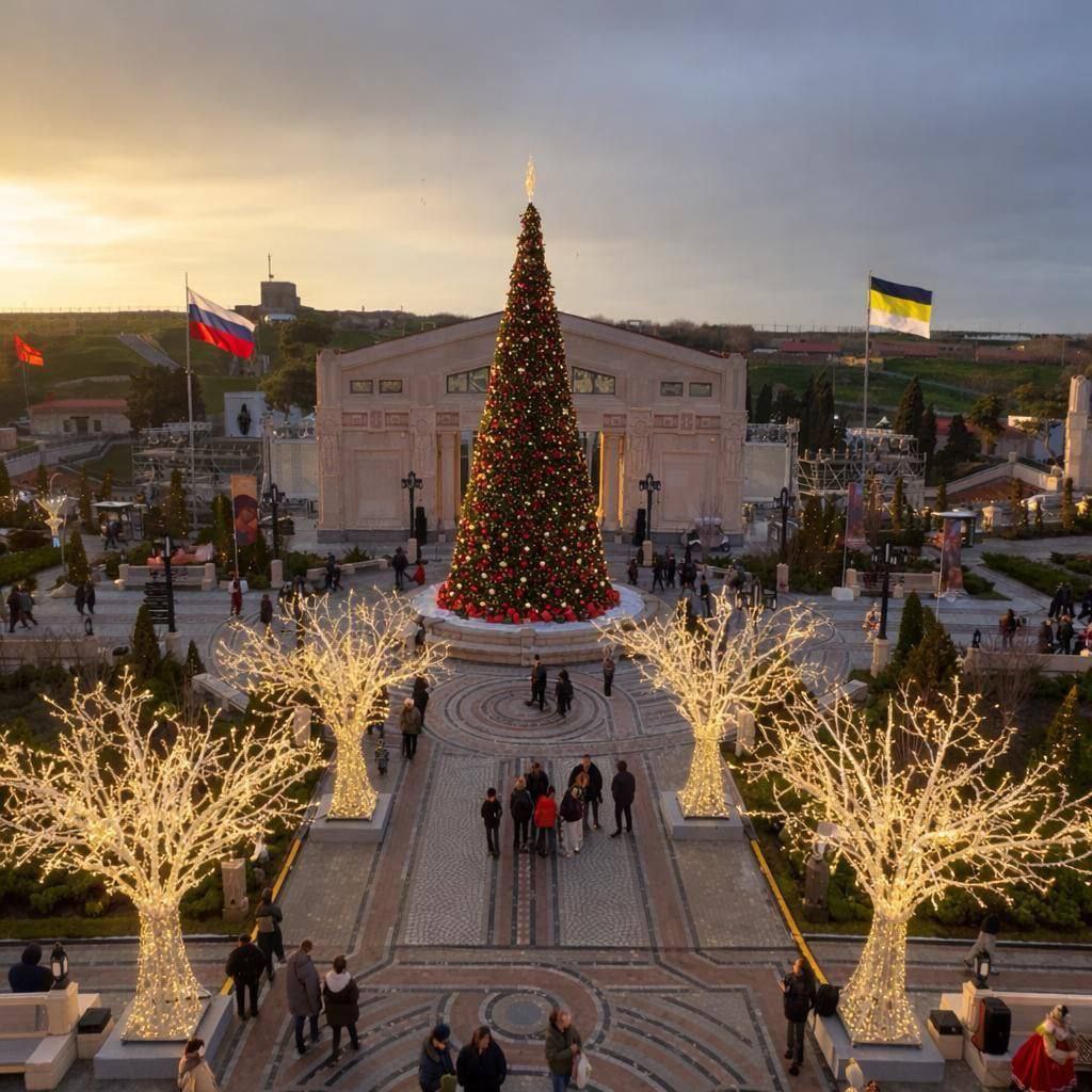 В понедельник 12 января в Новом Херсонесе пройдет технический день Все объекты комплекса будут закрыты для посещения Сегодня на территории Нового Херсонеса ещё проходят праздничные гуляния Вход на территорию комплекса свободный Фото музейно храмовый комплекс Новый Херсонес Вести Севастополь Telegram MAX