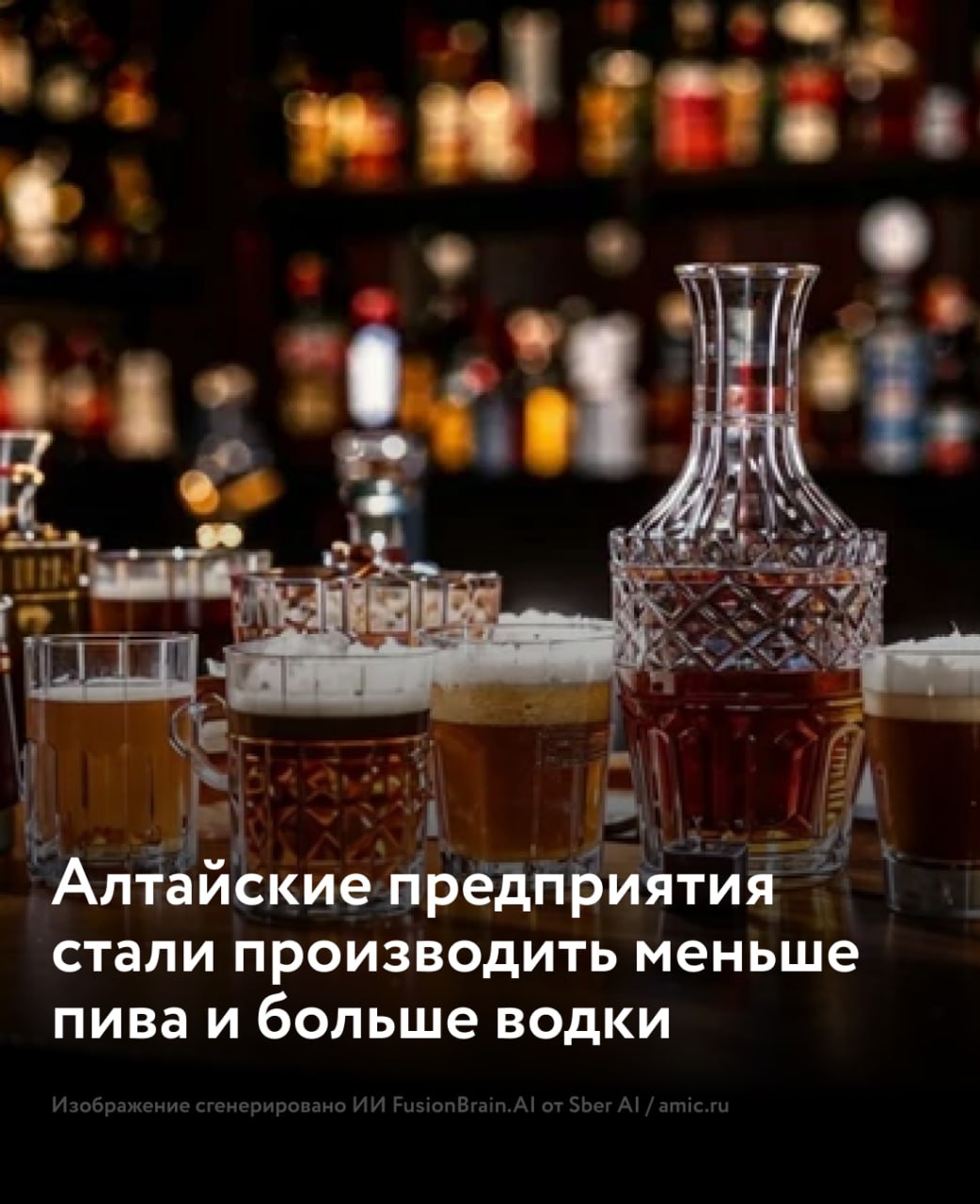 Производство сыров и пива сократилось, а выпуск водки и овсяных хлопьев показал рост Начальник Алтайпищепрома Александр Большаков подвел отраслевые итоги первого полугодия. Так, выпуск пива упал на 20% при росте выпуска водки в 21%. Как объяснил Большаков, спад на пивном рынке связан с возросшей конкуренцией после заполнения ниши, освободившейся после ухода иностранных брендов, федеральными производителями. При этом общий объем выпуска напитков за июнь показал 6%, сообщает "Алтапресс". Сыроделы столкнулись со снижением производства на 16%. Основными причинами стали дефицит сырья и усиление конкурентного давления со стороны как российских, так и белорусских производителей. Гендиректор "Союзмолоко" Артем Белов и другие эксперты считают, что спрос и рост производства восстановят к концу года. Самый большой рост — у производителей овсяных хлопьев 27% и переработчиков мяса птицы 20% .