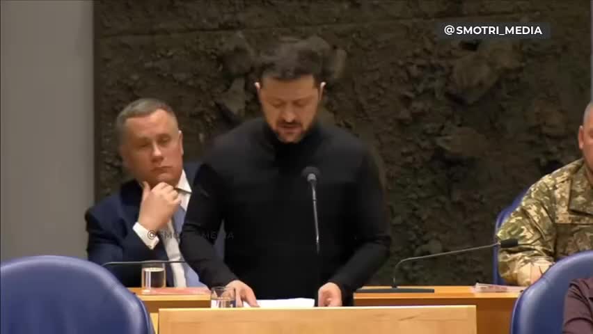 Зеленский призывает к ответственности Путина за агрессию во время обращения в Нидерландах