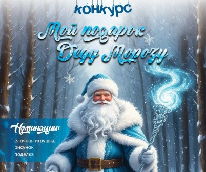 Юные ивановцы смогут поздравить Деда Мороза с днем рождения День рождения Деда Мороза отмечается в нашей стране 18 ноября К этой дате специалисты ивановского Центра культуры и отдыха инициировали проведение городского конкурса фестиваля Мой подарок Деду Морозу В этом году участники создадут подарки для благотворительной акции Дари добро которые отправятся в детские больницы и реабилитационные центры Поздравить с днем рождения Деда Мороза могут дети от 4 лет воспитанники детских садов и учащиеся 1 4 классов образовательных учреждений Ивановской области а также семьи и организации Участие бесплатное Предлагаются номинации поделки рисунки и ёлочные украшения Заявки с фотографиями работ нужно отправить до 5 ноября После оценки работ 5 11 ноября лучшие пройдут в очный этап а 15 ноября состоится выставка и праздничный спектакль Все участники получат дипломы а победители подарки и дипломы лично от Деда Мороза