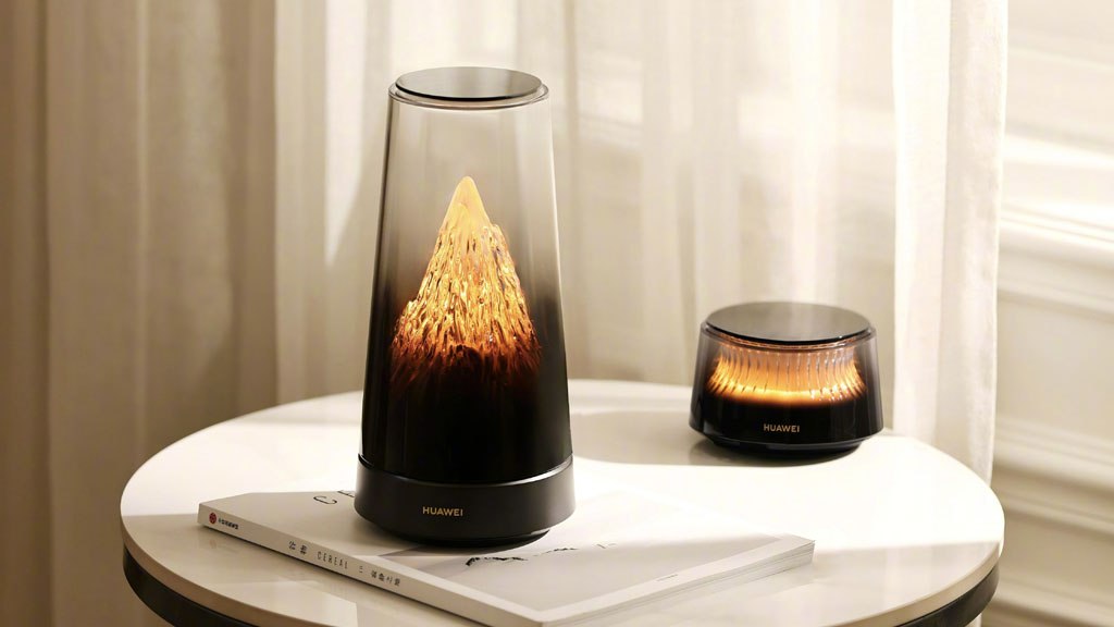 Huawei показала Wi Fi роутер Router X3 Pro он выглядит как прозрачная колонка со светящейся горой Устройство должны официально представить в ноябре 2025 года vc ru tech 2286770
