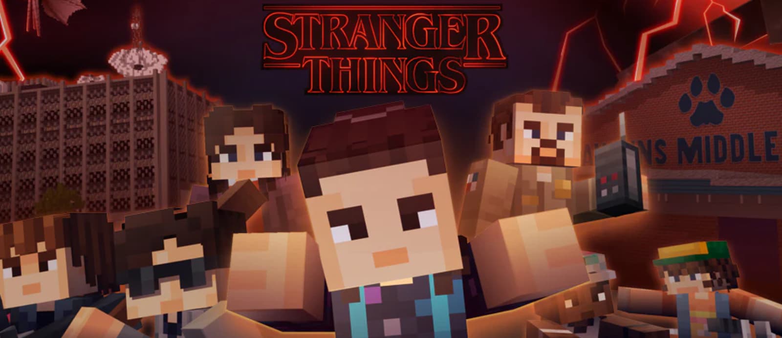 Minecraft получила коллаб с сериалом Очень странные дела появился тематический мир персонажи и способности Известная франшиза получила кубическое воплощение