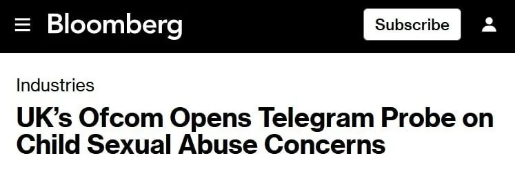 Великобритания запускает проверку Telegram Британский регулятор Ofcom инициировал расследование против Telegram из за публикаций контента о детском сексуальном насилии Проверяются требования Закона о защите пользователей интернета За доказанные нарушения сервису грозит максимальный штраф до 10 от мирового оборота компании Одновременно Ofcom изучает и другие соцсети на предмет защиты несовершеннолетних Разбирательство началось после заявлений Павла Дурова о возможных юридических последствиях для платформ отказывающихся взаимодействовать с европейскими властями investing investing