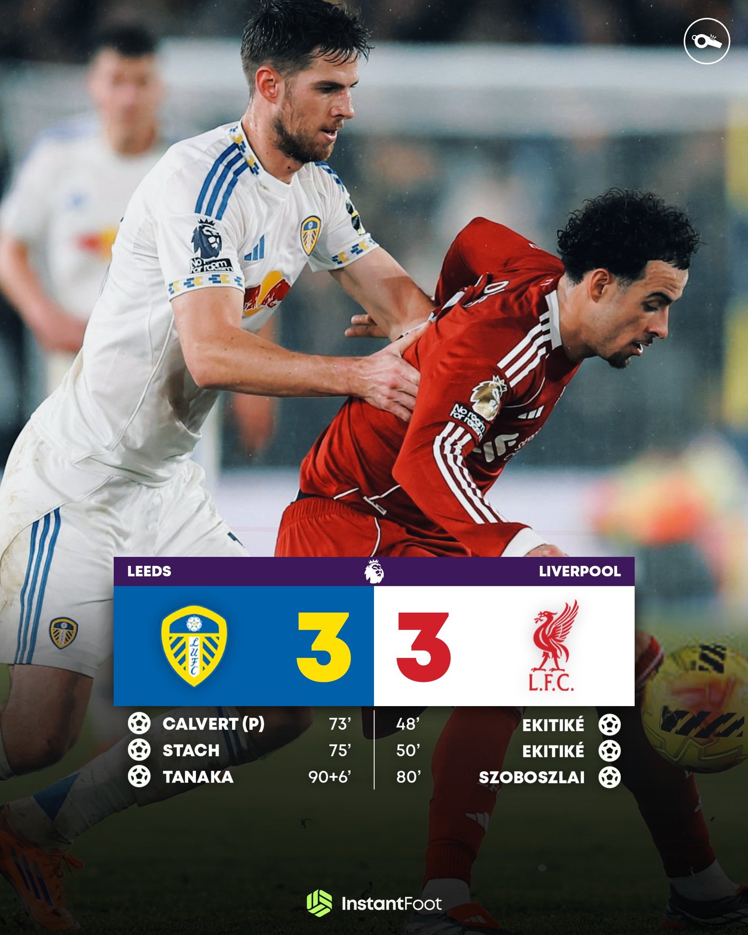 Ливерпуль дважды вел в счете но Лидс смог вырвать ничью