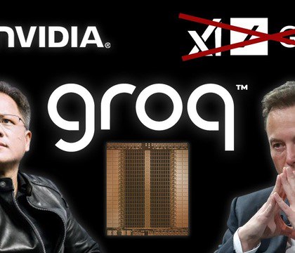 NVIDIA приобретает ИИ стартап Groq за 20 миллиардов долларов но не полностью Как сообщает CNBC NVIDIA приобретает ИИ стартап Groq за 20 миллиардов долларов хотя эту сделку нельзя назвать поглощением в традиционном смысле развивающийся облачный бизнес Groq не перейдет в распоряжение зеленых в отличие от остальных активов