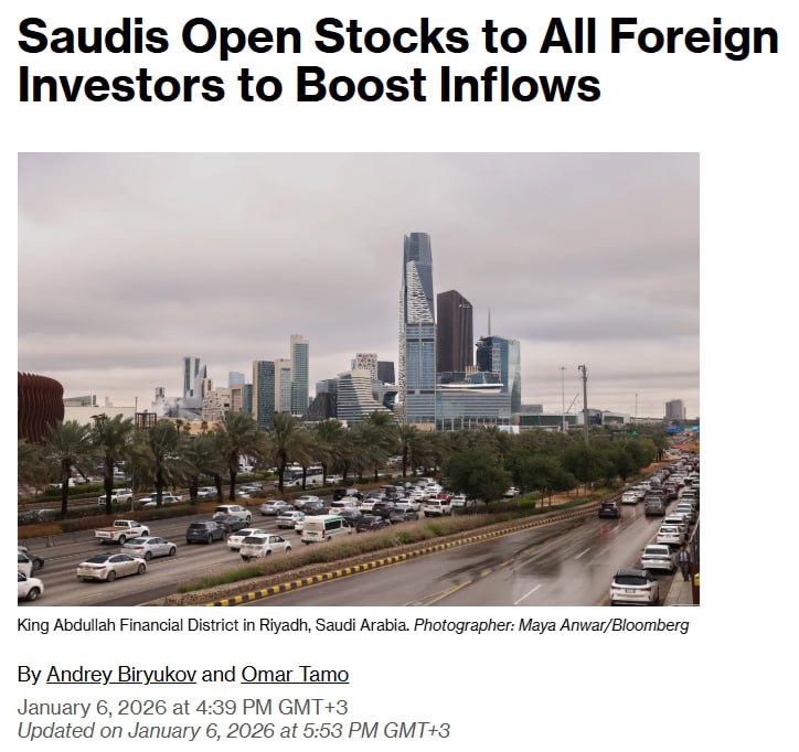 Саудовская Аравия расширяет доступ к акциям для иностранных инвесторов С 1 февраля иностранные инвесторы смогут приобретать акции саудовского рынка через местные биржи   Цель властей оживление фондового рынка пострадавшего в прошлом году ключевой индекс Tadawul снизился почти на 13 уступая другим развивающимся рынкам investing investing