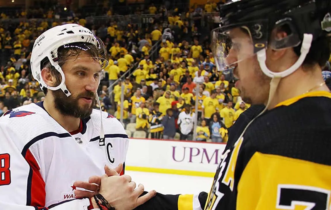 Малкин поучаствовал в победном голе в матче с Вашингтоном Встреча завершилась победой Питтсбурга со счетом 5 3 Капитан Вашингтона Александр Овечкин отметился двумя ассистами