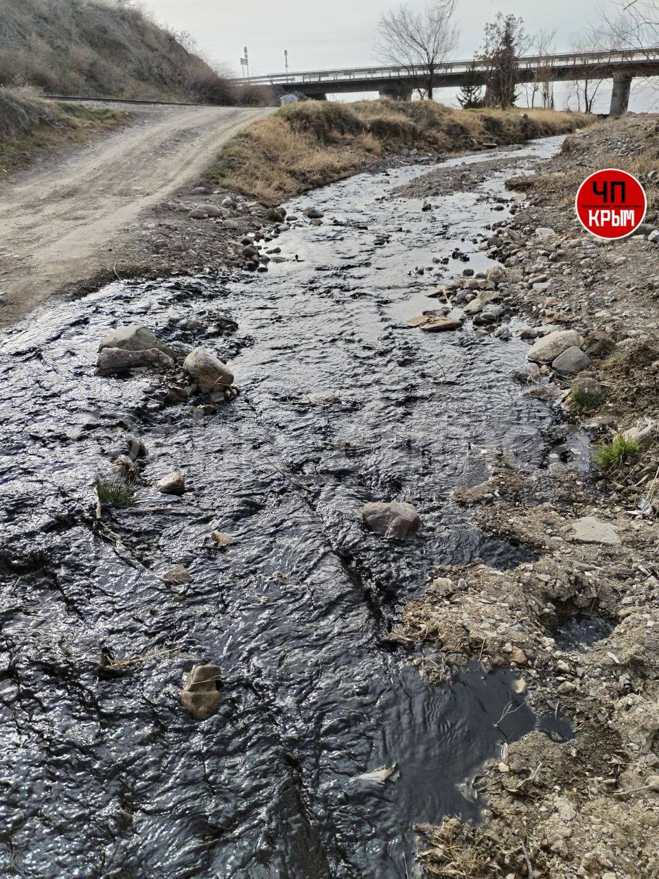 #нампишут    Очередная экологическая катастрофа в с. Морское  «Уже не в первый раз происходит слив канализационных нечистот в горную реку Шелен, которая впадает в Чёрное море. В марте 2024 г. было введено в эксплуатацию новое оборудование по очистке стоков. Но это произошло только на бумаге, в действительности оно не работает», – пишет автор.   с. Морское, г.о Судак      –