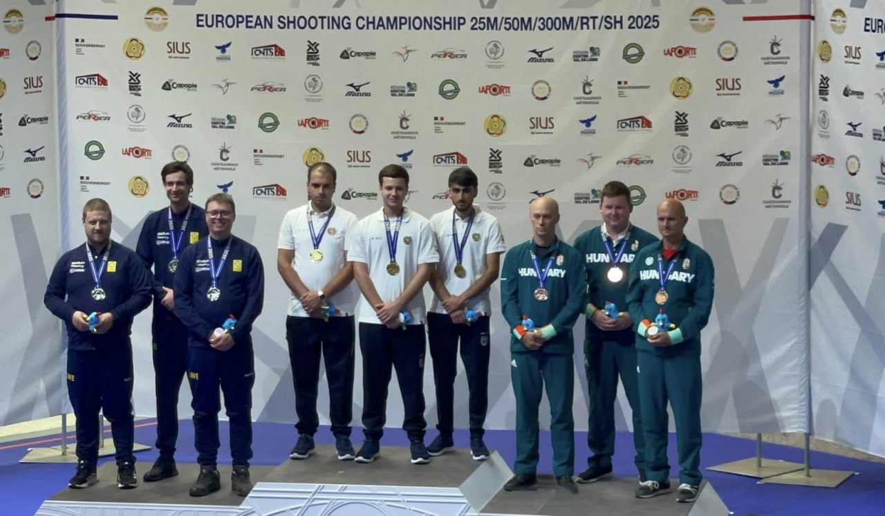 На чемпионате Европы по стрельбе в дисциплине Бегущая мишень, смешанный бег среди мужчин сборная Армении добилась крупного успеха. Гор Хачатрян стал чемпионом Европы с результатом 385 очков, а Айк Минасян завоевал серебряную медаль, набрав 383 очка.