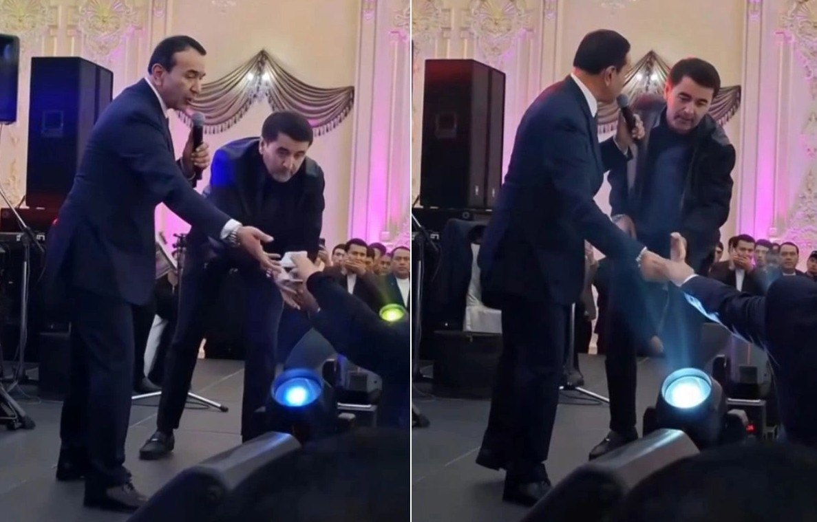 Часть национальных традиций и ценностей Минкульт о видео где Озодбек Назарбеков поет на свадьбе и принимает деньги   repost uz otkaz mogli prinyat kak neuvajenie Подписывайтесь на Repost