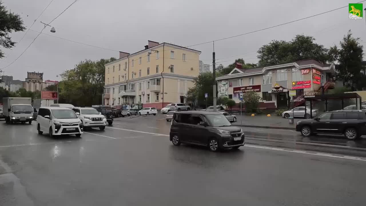 Установка двойной сплошной разметки на Народном проспекте для повышения безопасности