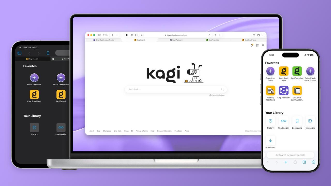 Вышел браузер Orion как Safari но с экстра функциями Никакой телеметрии встроенный блокировщик рекламы опциональные вертикальные вкладки кастомизация внешнего вида сайтов под себя и многое другое Есть версии для Mac iPhone и iPad для Windows и Linux в разработке rozetked me news 42952