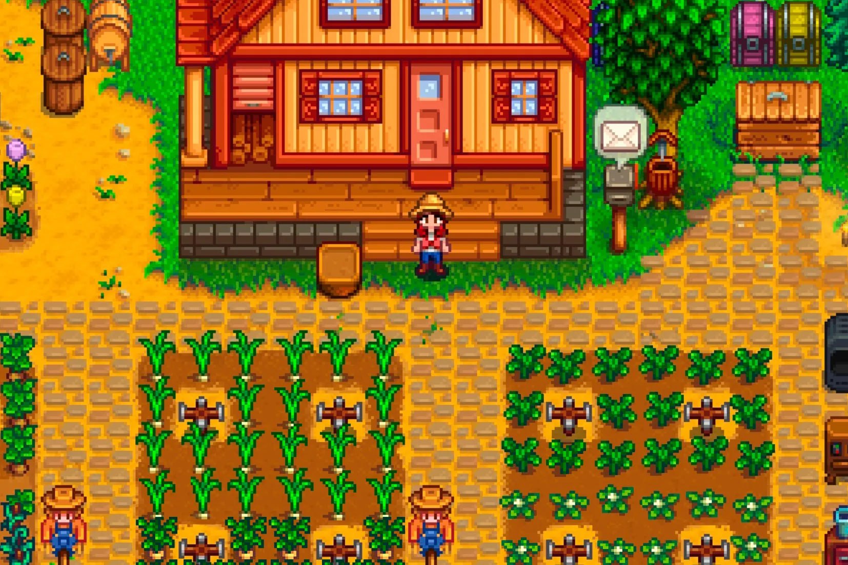 Для Stardew Valley выйдет апдейт 1 7 Эрик Барон анонсировал ещё один финальный патч для культового симулятора фермера Он не поделился никакими деталями отметив лишь уже работает над ним какое то время Подтверждаю обновление Stardew Valley 1 7 будет Даты релиза нет примерных сроков нет Но оно выйдет По задумке Барона создание апдейта для Stardew Valley никак не повлияет на разработку его следующей игры Haunted Chocolatier У проекта также нет даты релиза хотя его аносировали почти четыре года назад Чемп Play