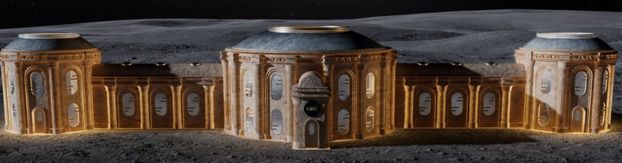 Американская компания хочет построить гостиницу на Луне причем уже к 2032 му Амбициозный план сопроводили вот таким изображением Заплатить за ночь в номере придется более 416 тысяч около 33 миллионов рублей Подписаться на РИА Новости