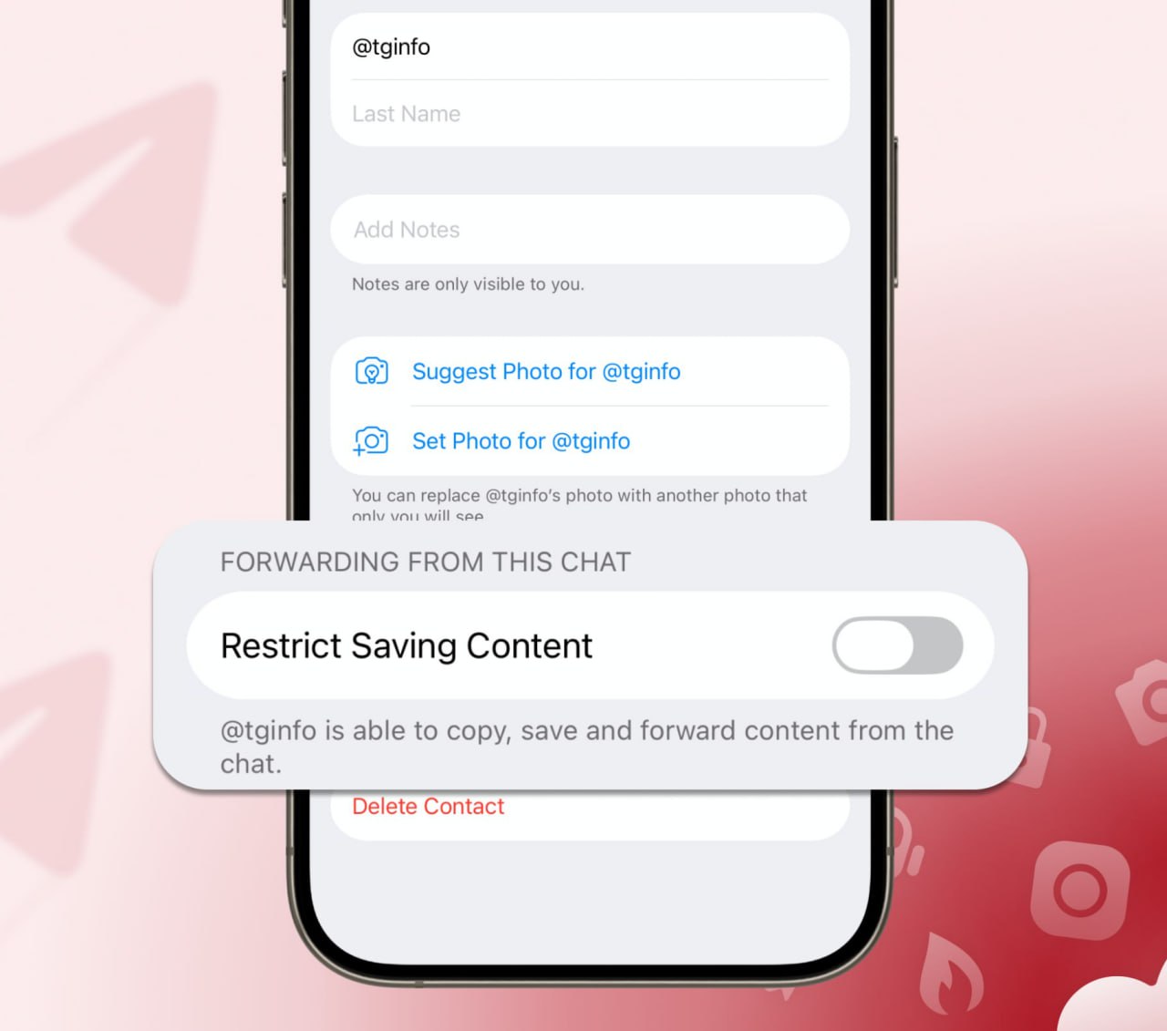 В бета версии Telegram появилась функция запрета копирования и пересылки сообщений из личных чатов Включить нововведение можно будет в настройках контакта по кнопке Изменить Запретить копирование В этой же сборке обнаружили опцию анализа дат в сообщениях и создания напоминаний Мой Компьютер