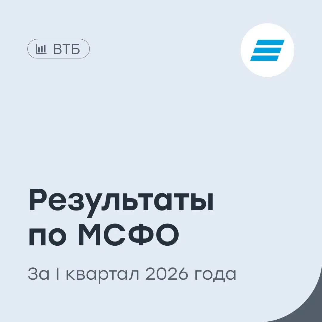 ВТБ подтверждение цели по чистой прибыли и скорая ясность по дивидендам Российский банк отчитался по МСФО за I квартал 2026 года Чистая прибыль снизилась на 6 2 год к году и составила 132 6 млрд рублей Чистая процентная маржа составила 2 5 Возврат на капитал RoE составил 19 2 против 20 9 годом раннее Чистые операционные доходы до резервов увеличились на 2 8 и составили 368 3 млрд рублей Процентные доходы выросли на 274 1 до 196 8 млрд рублей Комиссионные доходы выросли на 10 2 до 80 1 млрд рублей Расходы на персонал и административные расходы составили 142 3 млрд рублей увеличившись на 20 3 Расходы на создание резервов снизились на 1 7 до 56 8 млрд рублей Стоимость риска 0 9 По состоянию на конец марта объем совокупного кредитного портфеля до вычета резервов составил 25 1 трлн рублей увеличившись на 2 5 с начала года Кредиты юридическим лицам с начала года увеличились на 4 6 физическим лицам снизились на 2 2 Результаты ВТБ за I квартал 2026 года оцениваем как нейтральные Чистая прибыль снизилась год к году однако оказалась выше консенсуса за счет волатильных доходов рентабельность капитала также немного сократилась Давление на показатели оказали рост расходов и сохраняющаяся жесткая процентная среда При этом в отчете есть позитивные сигналы Банк подтвердил ориентир по чистой прибыли на 2026 год в 600 млрд рублей что говорит об уверенности менеджмента в восстановлении финансового результата по мере изменения рыночных условий Дополнительный фактор поддержки заявление о том что решение по дивидендам за 2025 год ожидается уже в мае при этом допэмиссия для выплаты дивидендов не планируется Для рынка это значимый позитивный сигнал VTBR vse v cifre