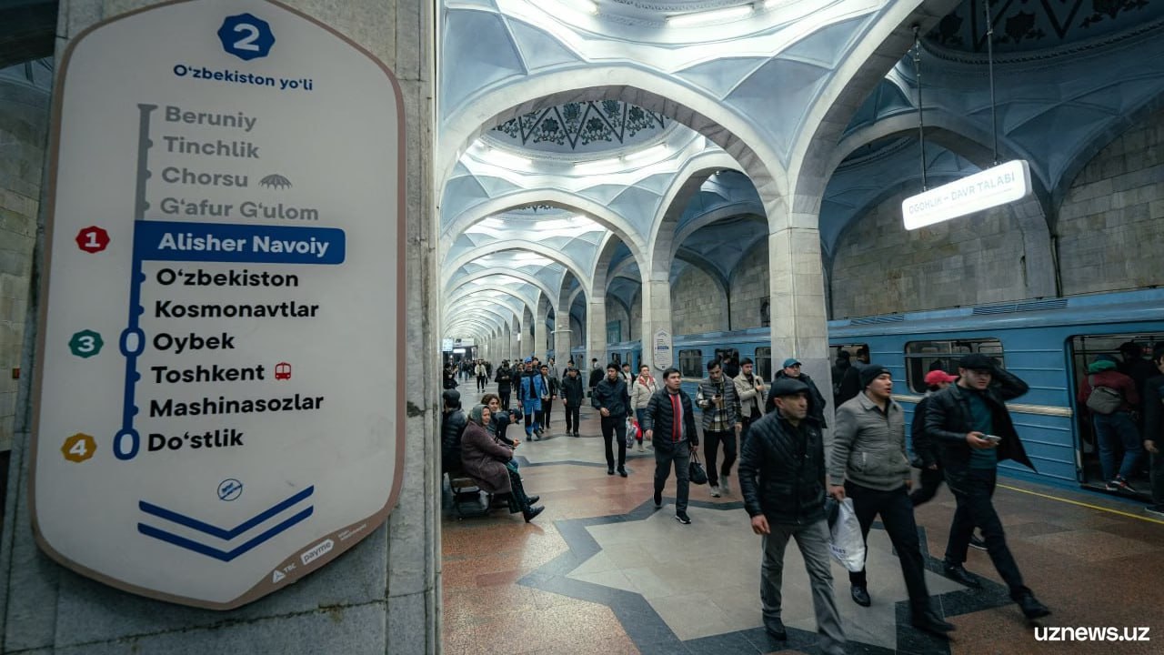 В 2025 году метро Ташкента перевезло почти 290 млн пассажиров В среднем столичным метрополитеном пользовались более 785 тыс пассажиров в сутки   uznews uz ru news 107100 uznews