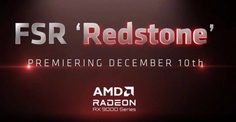 AMD анонсировала пакет технологий FSR Redstone Компания AMD официально объявила дату выхода нового пакета графических технологий FSR Redstone он станет доступен 10 декабря 2025 года и будет работать исключительно на видеокартах поколения RDNA 4   Состав пакета Neural Radiance Caching оптимизация трассировки пути с помощью нейросети ML Frame Generation генерация кадров на базе машинного обучения ML Super Resolution апскейлер с применением ML ML Ray Regeneration снижение шумов при трассировке лучей и пути Возьмёте ли вы RDNA 4 ради доступа к FSR Redstone   Заказать сборку ПК в InterPC Закрытый чат Наши каналы Тeхнoлoгии Аmd