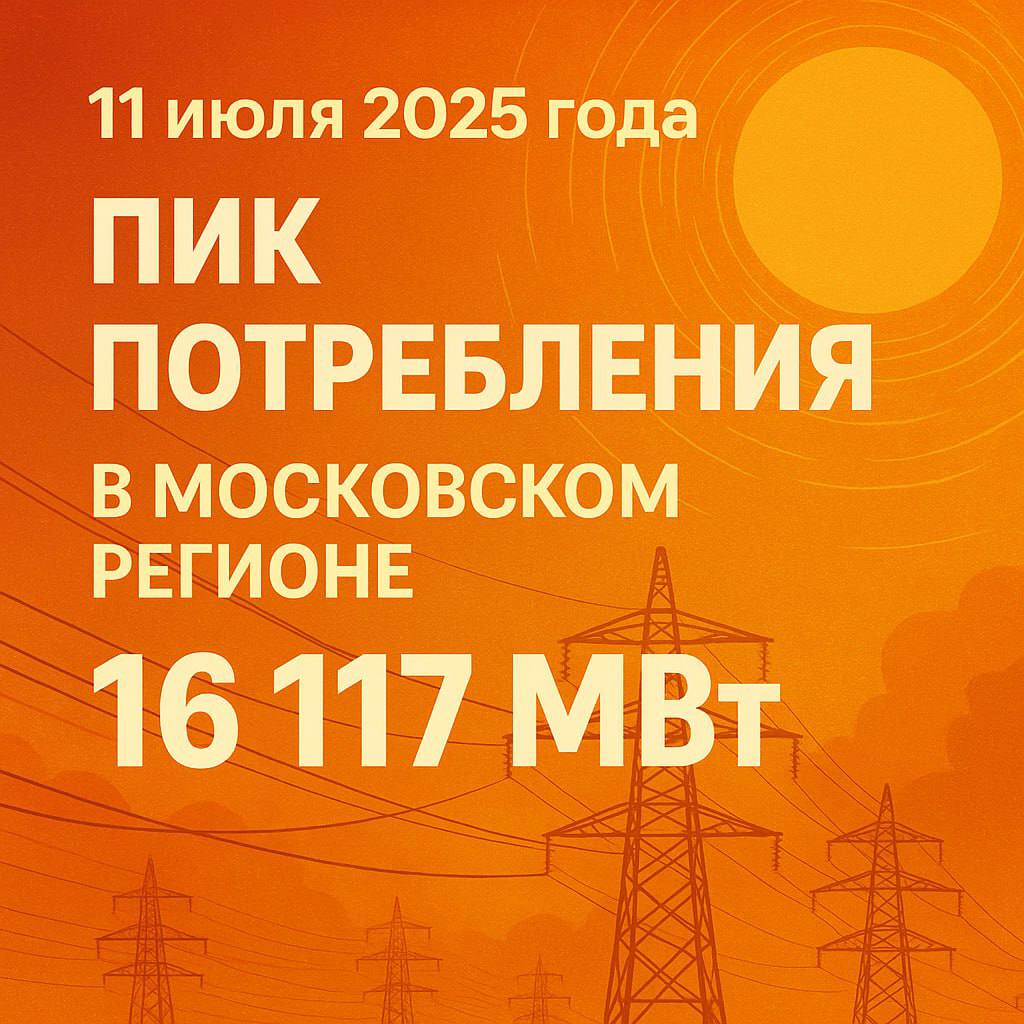 В этом году жара в Подмосковье поставила новый рекорд по потреблению электроэнергии. По данным Объединенного диспетчерского управления энергосистемой Центра ОДУ Центра 11 июля в 14:00 в энергосистеме Москвы и Московской области был зафиксирован пик – 16 117 МВт. Это на 34 МВт больше, чем в прошлом году. Основная причина – активное использование кондиционеров и вентиляции. В обычные летние дни потребление в Московском регионе составляет около 15 000 МВт. Чтобы наша энергосистема была готова к таким нагрузкам, проводим модернизацию сетей и внедрение новых технологий. Особое внимание, конечно, уделяем бесперебойному энергоснабжению социальных объектов, жилых домов и предприятий. Пусть жара и спадает, но прошу жителей Подмосковья разумно использовать электроэнергию. Это поможет снизить нагрузку на систему в пиковые часы и обеспечит стабильную работу всего региона.