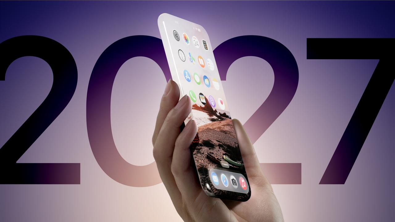 Смотрите, каким будет юбилейный iPhone XX с безрамочным дисплеем со всех сторон Компания Apple планирует кардинально изменить дизайн юбилейного iPhone, сделав его полностью стеклянным и без рамок. Скорее всего, экран будет изогнутым по четырём краям, создавая эффект полного погружения. По данным корейского отраслевого медиа ETNews, Apple разрабатывает уникальный дисплей, который изогнут не только по бокам, но также сверху и снизу. Это создаст визуально бесконечную поверхность без вырезов и рамок. Это соответствует инсайдам Bloomberg и The Information относительно планов Apple по выпуску полностью стеклянного iPhone с подэкранной фронтальной камерой и сканером Face ID. Apple уже ведёт переговоры с Samsung и LG по поставкам OLED-дисплеев нового поколения с 16-нм чипами драйвера FinFET для повышения энергоэффективности. Компания также тестирует кремниевые аккумуляторы, способные повысить автономность будущих устройств. В то же время инженеры разрабатывают алгоритмы фантомных срабатываний, чтобы компенсировать отсутствие рамок и исключить случайные нажатия на дисплей. Юбилейный iPhone 2027 года может стать самым радикальным редизайном со времён модели iPhone X, если Apple удастся реализовать все её идеи.