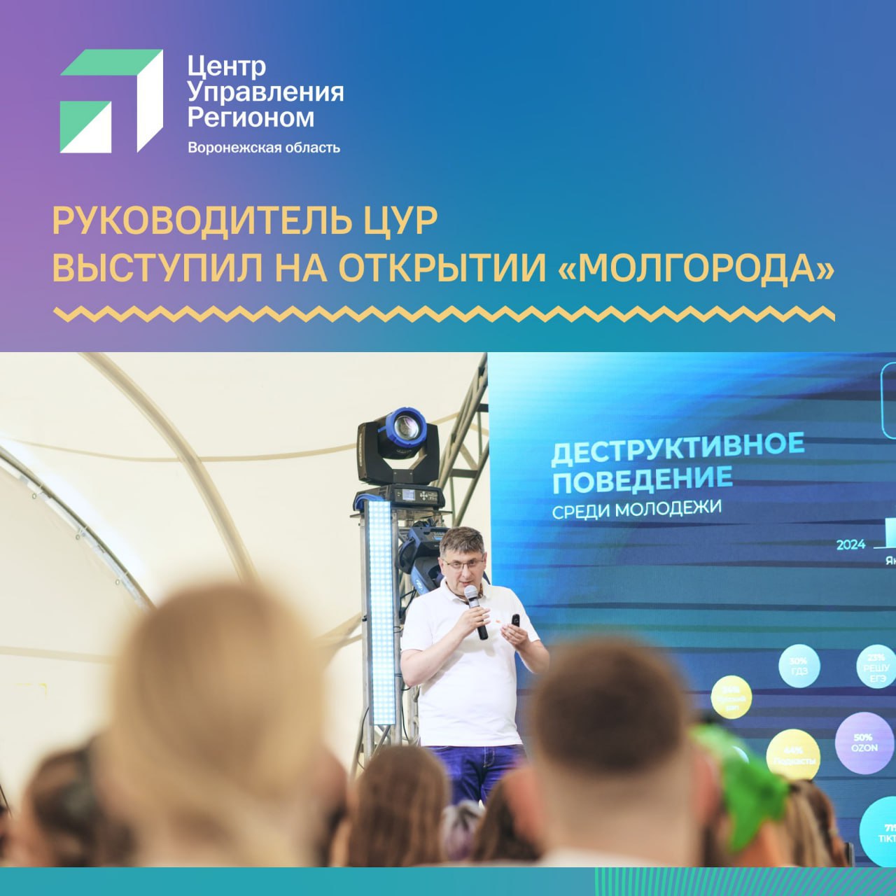 Как молодежи защититься от кибермошенников? Руководитель ЦУР Воронежской области Андрей Черваков выступил с лекцией по информационной безопасности на открытии молодежного форума «Молгород». Андрей Черваков рассказал, какие технологии используют мошенники, чтобы повлиять на молодежь. Участники узнали о видах информационных угроз и способах защиты от них. «Кибербезопасность – это вопрос безопасности страны и граждан. Мы прочитали лекции для для тех, кто является приоритетной мишенью киберпреступников – госслужащих, соцработников и молодежи. Молодежь активна в соцсетях, но имеет небольшой жизненный опыт, отличается максимализмом и и часто является легкой добычей для кибермошенников, для тех, кто пытается побудить людей к совершению диверсий. Поэтому лекция была посвящена цифровым угрозам, которые особенно актуальны для молодежной среды, и тому, как обезопасить себя и своих товарищей», – поделился Андрей Черваков. «Молгород» проходит с 8 по 16 июля в две смены. Молодые лидеры и активисты участвуют в образовательных мероприятиях, предлагают идеи по развитию региона и могут выиграть грант на реализацию своего проекта.