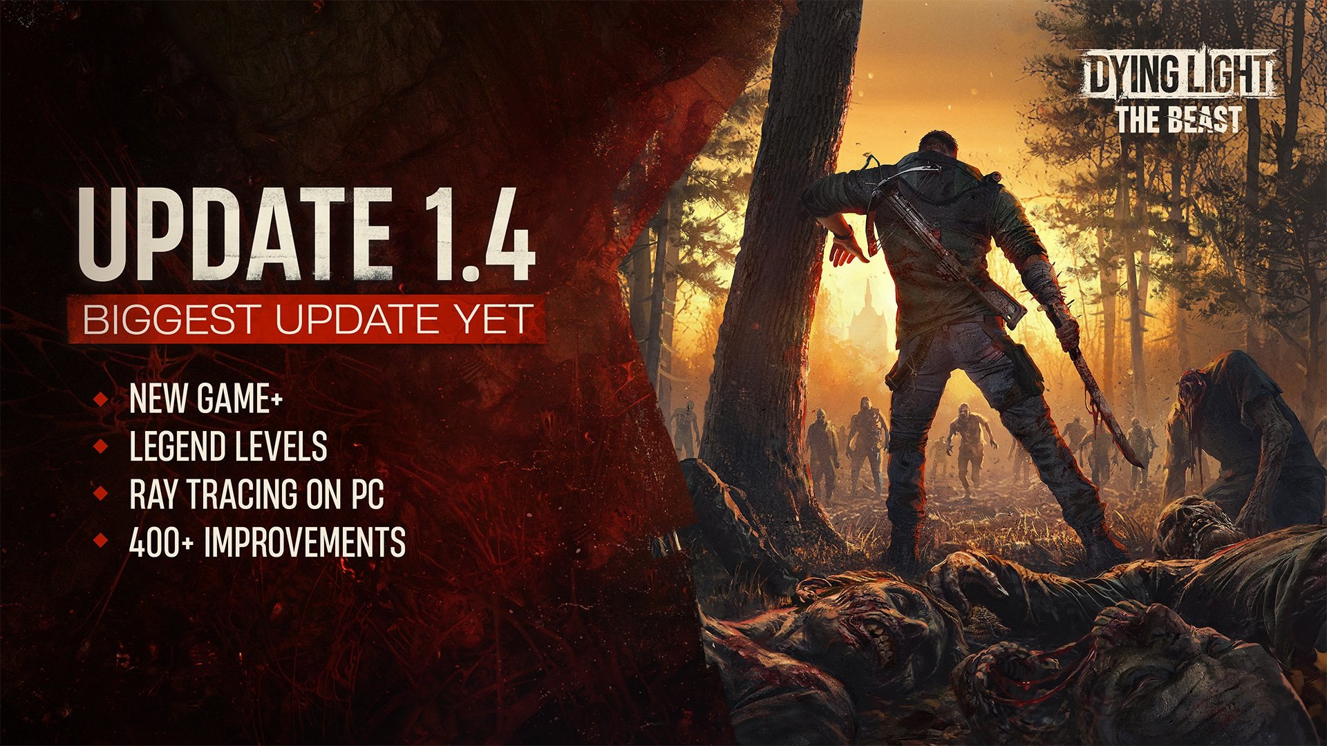 Dying Light The Beast получила крупнейший патч с релиза В игру добавили НГ уровни легенды трассировку лучей на PC и кучу багфиксов