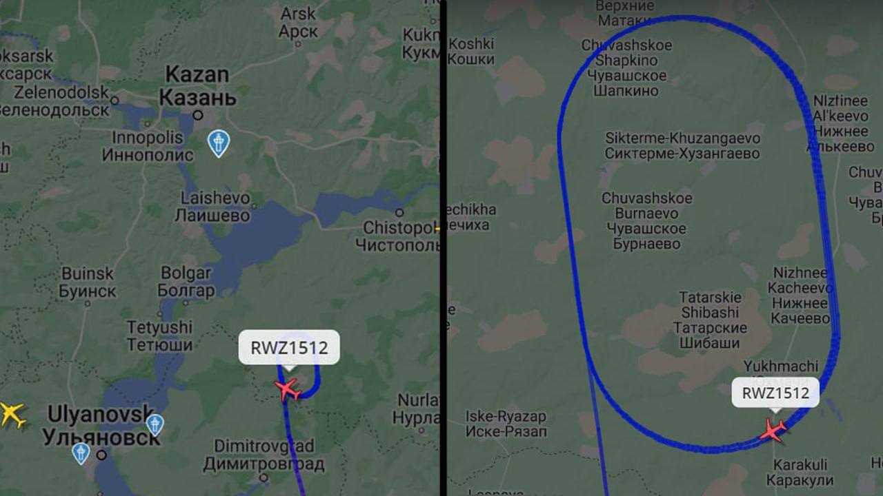 Самолёт авиакомпании Red Wings, летевший из Ташкента в Казань, вынужденно кружит в 80 километрах от аэропорта из-за введённого плана «Ковёр».     Tatarstan News