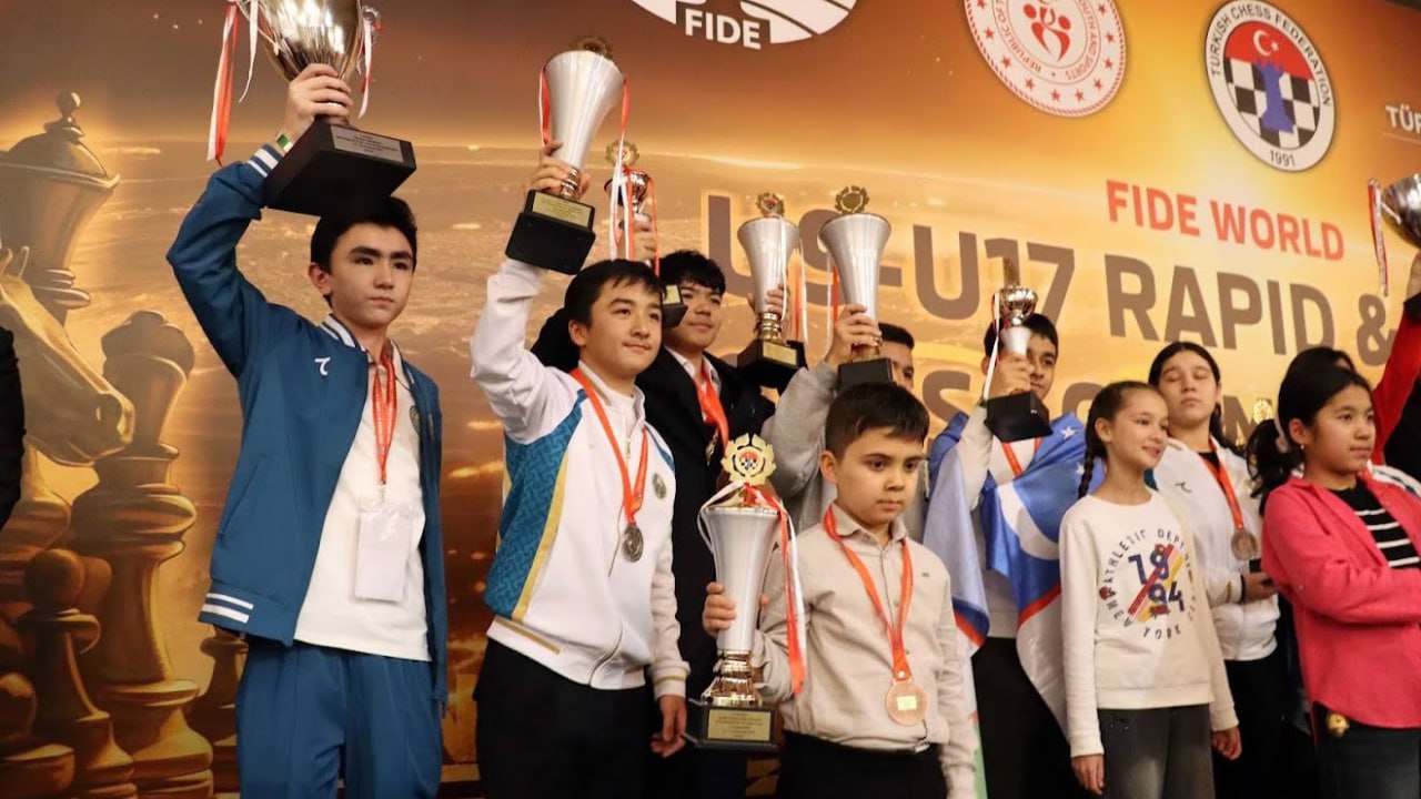Юные шахматисты Узбекистана заняли первое место на чемпионате мира На чемпионате мира в Турции шахматисты страны завоевали 12 медалей разного достоинства среди которых пять золотых   uznews uz ru news 105934 uznews