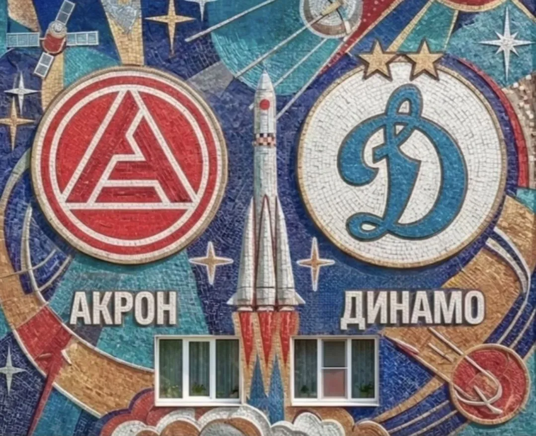 Советские мозаики на тему космоса оживили в Самаре Футбольный клуб Акрон который выступает в Российской премьер лиге стильно представил свой матч с московским Динамо который состоится 13 апреля Тур который состоится в субботу воскресенье и понедельник посвящен Дню космонавтики Акрон официально представляет Тольятти где главная тема автомобилестроение Но играет клуб из за отсутствия необходимой арены в Самаре Этот город исторически связан с космической промышленностью Поэтому в Акроне оживили известные городские мозаики на тему космоса Сегодня же в Самаре сыграют местные Крылья Советов Они выйдут на поле в матче с Ахматом в специальной космической форме Именно в Самаре которая тогда носила название Куйбышев на заводе Прогресс были изготовлены первая и вторая ступени космического корабля Восток 1 на нем Юрий Гагарин совершил свой высокий полет rodinargru