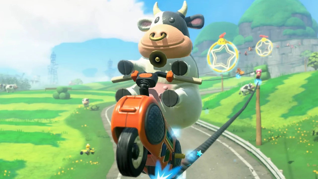 Одержимые зоозащитники из PETA требуют убрать у коровы из Mario Kart World стильный пирсинг из носа   PETA требует у Nintendo убрать носовое кольцо у коровы в Mario Kart, называя его символом жестокости. Организация ранее критиковала Animal Crossing и Palworld. Игра разошлась тиражом 5,63 млн копий за первый месяц.