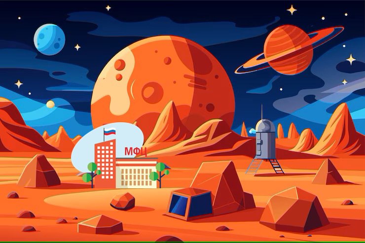 28 ноября День Красной планеты Марса Именно в этот день в 1964 году был запущен межпланетный зонд который сделал первые снимки поверхности планеты Об освоении Марса давно мечтают ученые и фантасты более 100 лет назад в 1923 году вышел знаменитый роман Алексея Толстого Аэлита о первом полете на Красную планету и любви советского инженера и марсианской принцессы Как будем покорять Марс Уже сейчас на поверхности планеты работают автономные станции и марсоходы По прогнозам исследователей первая пилотируемая экспедиция может состояться в 2030 х годах Дальше открываем первый межпланетный офис МФЦ3