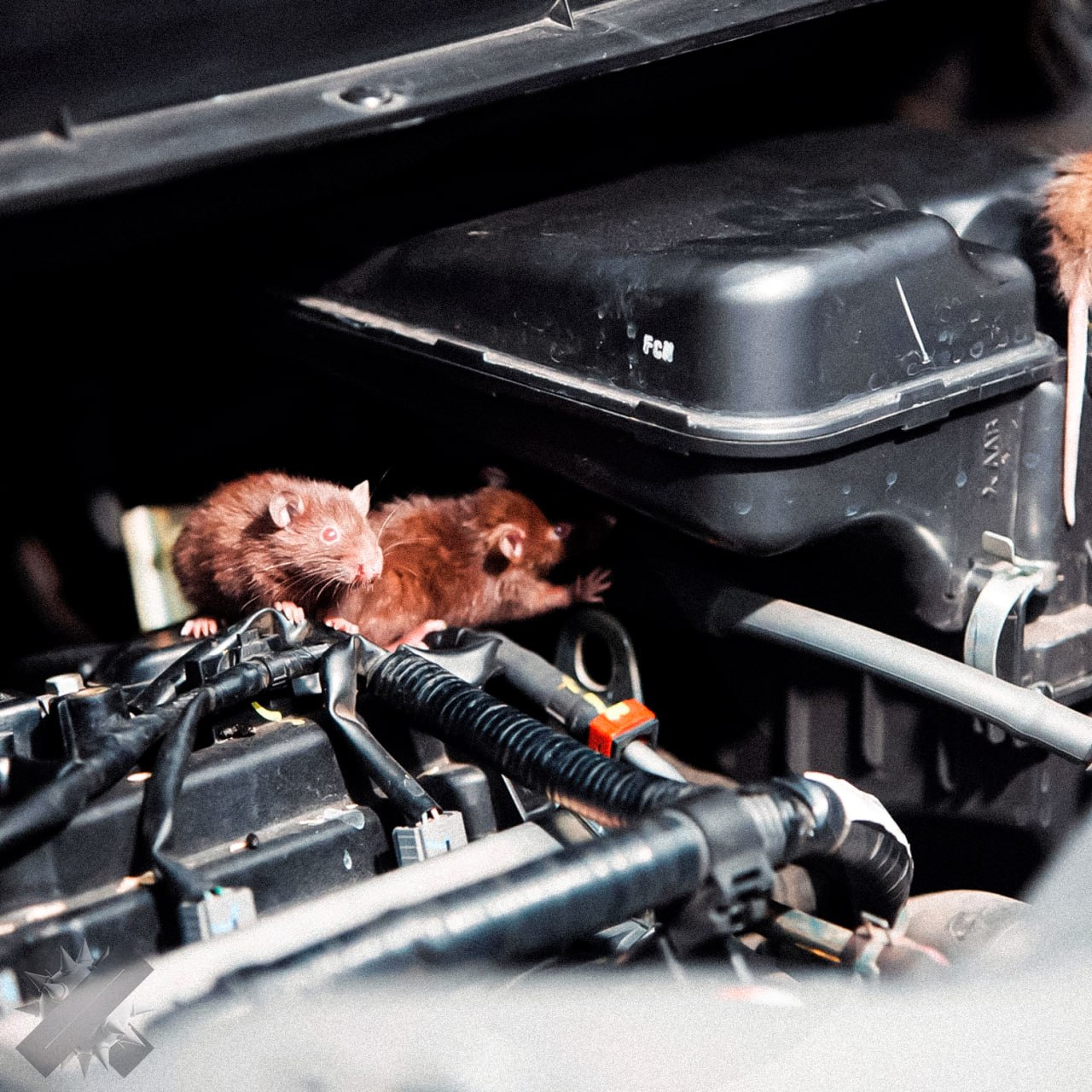 Крысы спалили машину в Магадане Грызуны свили гнездо под капотом а хозяин автомобиля этого не заметил и отправился в путь В результате гнездо вспыхнуло прямо во время движения пожар перекинулся на двигатель К счастью водитель не пострадал НМШ