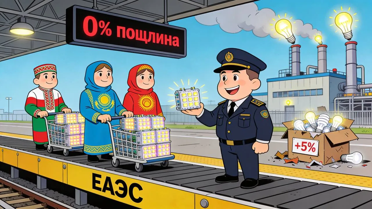 ЕЭК ввела тарифные льготы на ввоз LED модулей Совет ЕЭК освободил от ввозных пошлин LED модули код 8539 51 900 1 ТН ВЭД ЕАЭС для производства ламп в Беларуси Казахстане и Кыргызстане предназначенных для производства светодиодных ламп до 38 млн штук для Республики Беларусь до 30 млн штук для Республики Казахстан и до 23 млн штук для Кыргызской Республики Льготы действуют до 30 июня 2028 года и распространяются на ограниченные объёмы поставок Цель поддержка локальных производителей снижение себестоимости и развитие импортозамещения Параллельно рассматривается повышение пошлин на готовые LED лампы до 5 Подписывайтесь в МАХ