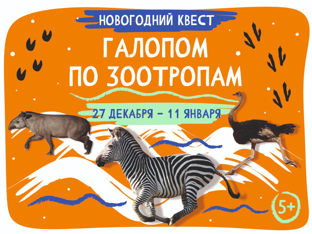 Все каникулы в Калининградском зоопарке новогодняя квест игра Галопом по ЗООтропам Развлекательное мероприятие будет проходить по 11 января Правила квест игры просты и незатейливы Источник Калининградский зоопарк