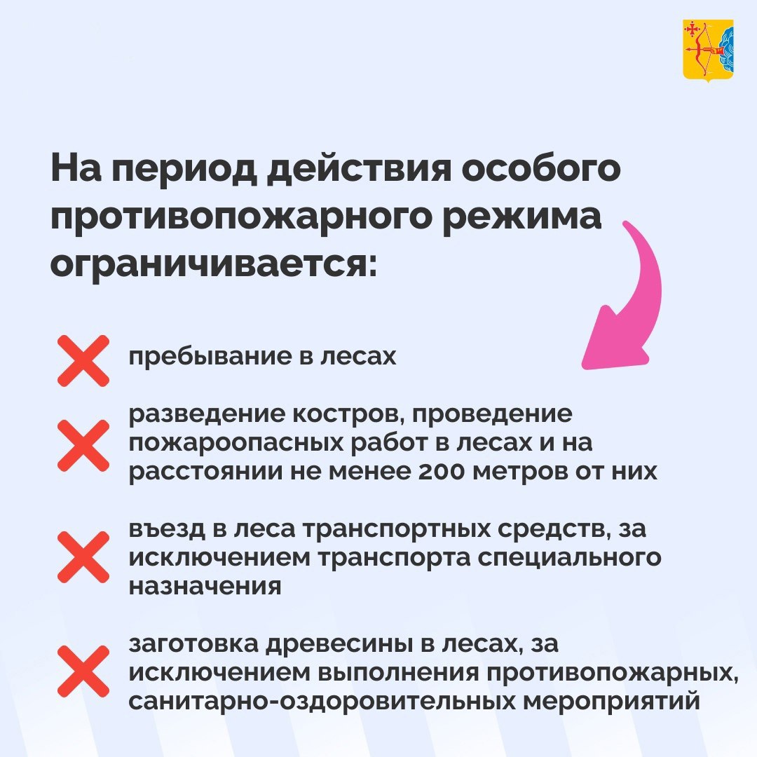 С 30 мая в Кировской области установлен особый противопожарный режим. Он будет действовать в течение 21 дня. Постановление подписал председатель регионального правительства Михаил Сандалов. На это время вводятся определенные ограничения. Что можно делать в лесах, а что нельзя — читайте в наших карточках. Кировская область