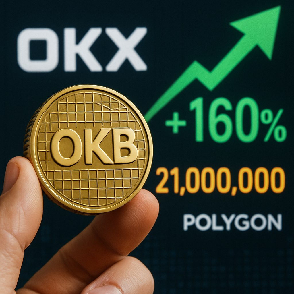 OKB взлетел на 160% после сжигания 65 миллионов токенов!   Биржа OKX объявила о фиксированном предложении в 21 миллион токенов и масштабных обновлениях своей сети X Layer, работающей на базе Polygon.    SQUAD