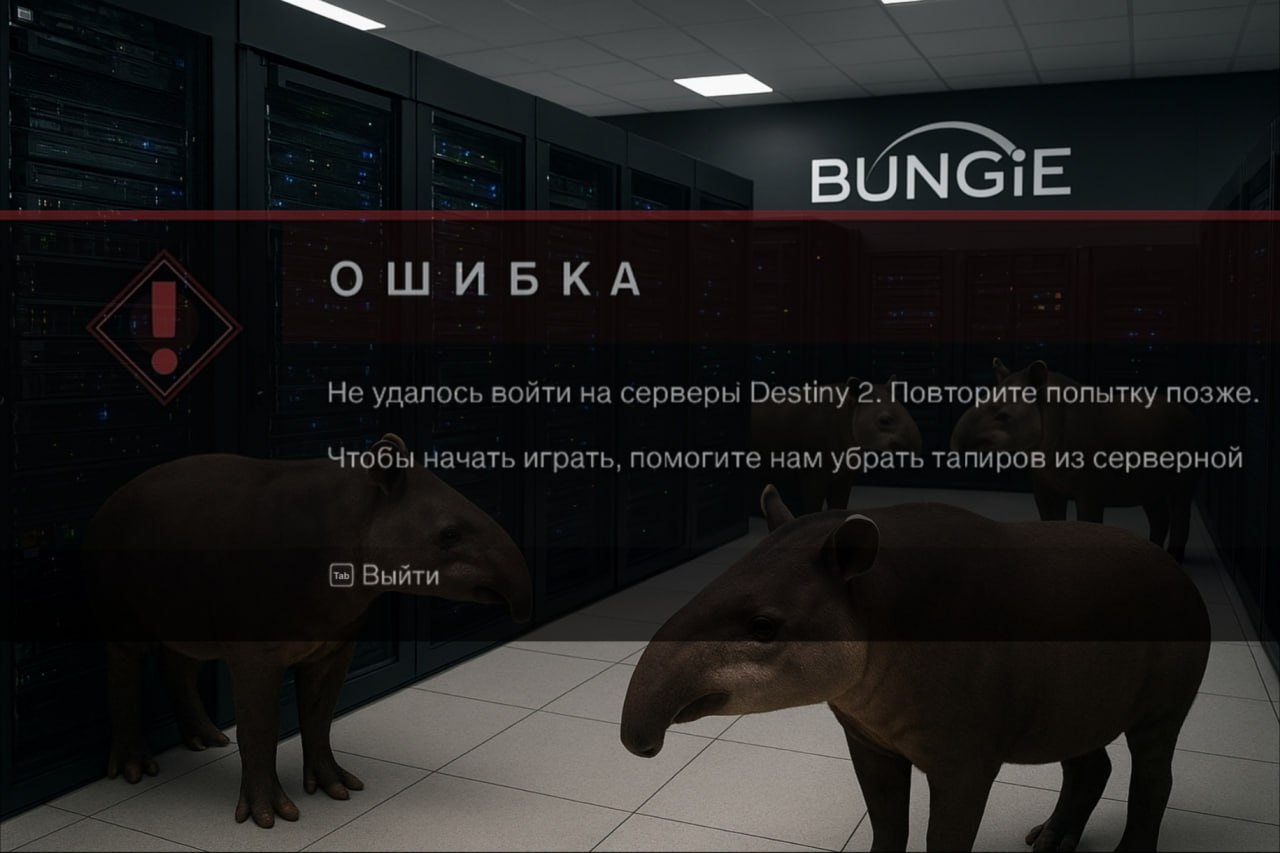Внезапно Bungie начали возвращать в Steam деньги игрокам в Destiny 2 кто столкнулся с ошибкой TAPIR Она сигнализирует что доступ к серверам заблокирован Такую ошибку выдаёт игра жителям стран СНГ уже несколько дней Пишут что рефанд можно сделать как за дополнения так и за основную игру вне зависимости от наигранных часов Штош ну хоть так Подпишись на нас