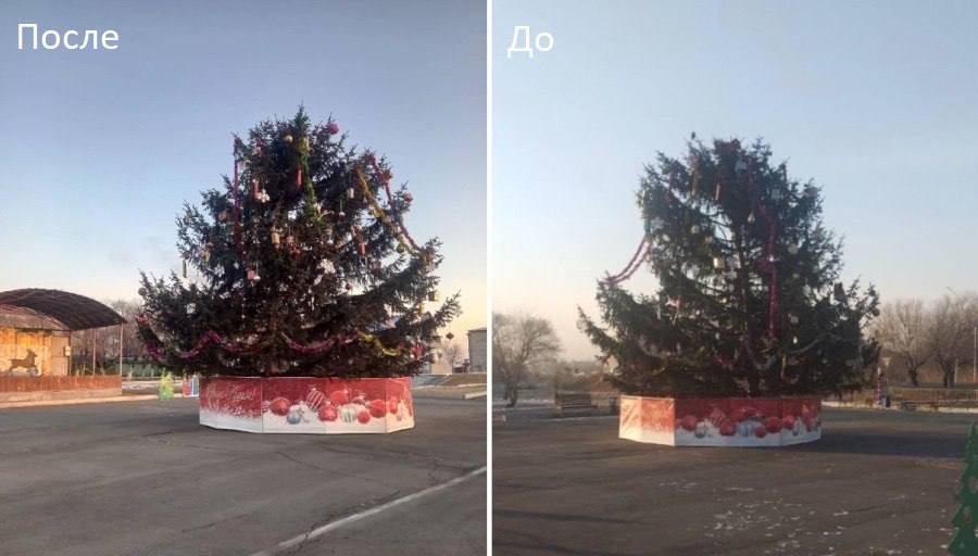 Ель бодипозитивщица в селе Галёнки Октябрьского округа Приморья В местной администрации рассказали изданию Подъём что елку сфотографировали с неудачного ракурса сейчас ее украсили но выправить форму кроны не удалось ведь это живое дерево Ёлка для села Галёнки была безвозмездно передана жителями села Покровка Это ежегодная традиционная акция когда жители округа бесплатно отдают свои ели выросшие возле дома для украшения сельских площадей Дерево украсили новогодними игрушками и мишурой На фото в телеграм каналах ёлка запечатлена с неудачного ракурса и до завершения украшения Окончательное фото сделанное после всех работ публикуем Поскольку это живое дерево прикрепить к нему верхушку невозможно природа сама создала эту ёлку Как вам   Подпишись на kpdvru Мы в MAX