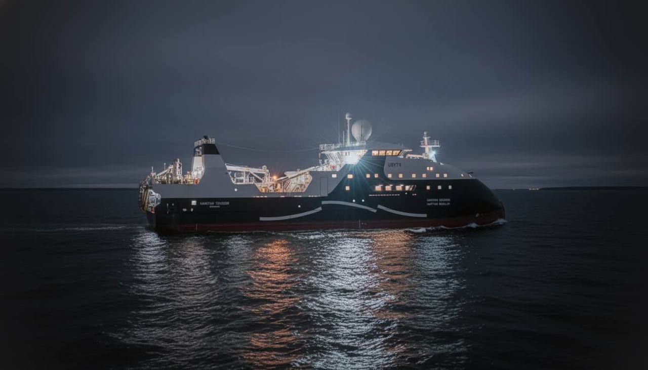 Вечером 25 ноября от причальной стенки достроечной набережной Северной верфи ОСКдля заводских ходовых испытаний отшвартовался первый серийный морозильный траулер процессор проекта 170701 Капитан Геллер Основные характеристики траулеров проекта 170701 Длина 81 6 м Ширина 16 м Скорость 15 узлов Водоизмещение 5500 тонн Мощность главного двигателя 6 2 МВт Общая производительность 150 тонн в сутки Производительность по замораживанию 100 тонн в сутки Расчетные температуры эксплуатации наружного воздуха от 25 С до 34 С воды от 0 С до 30 С Автономность плавания по запасам пресной воды топлива и провизии 36 суток Тестирование основных систем жизнеобеспечения судна будет проводиться в Балтийском море в течении пяти дней