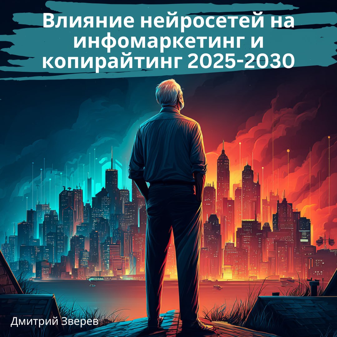 Влияние нейросетей на инфомаркетинг и копирайтинг 2025 2030 DeepResearch Провел глубокое исследование через Claude с анализом более 60 источников про то как ИИ влияет на нашу сферу деятельности Результат разместил здесь Есть несколько интересных выводов Никто не знает что нам предстоит но одно можно сказать точно как раньше уже не будет точно Во многих сферах освоение возможностей нейросетей становится способом стать более востребованным специалистом экономить время и действовать эффективнее И количество таких сфер будет стремительно увеличиваться Как вам