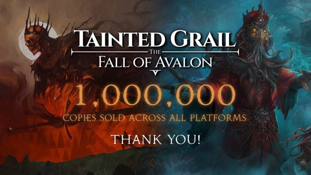 Tainted Grail The Fall of Avalon разошлась тиражом 1 млн копий на всех платформах Напомним что сейчас одну из главных RPG прошлого года можно приобрести в Steam по 20 скидке