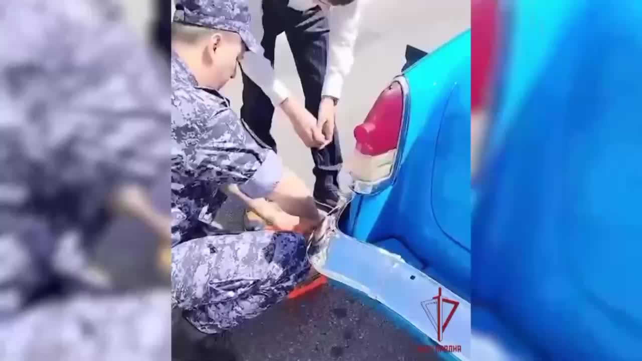 Росгвардия помогла жениху с застрявшим ретро-автомобилем перед свадьбой