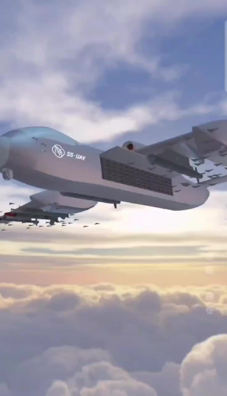 Китай представил высотный БПЛА Jiutian SS-UAV для запуска более 100 FPV-дронов