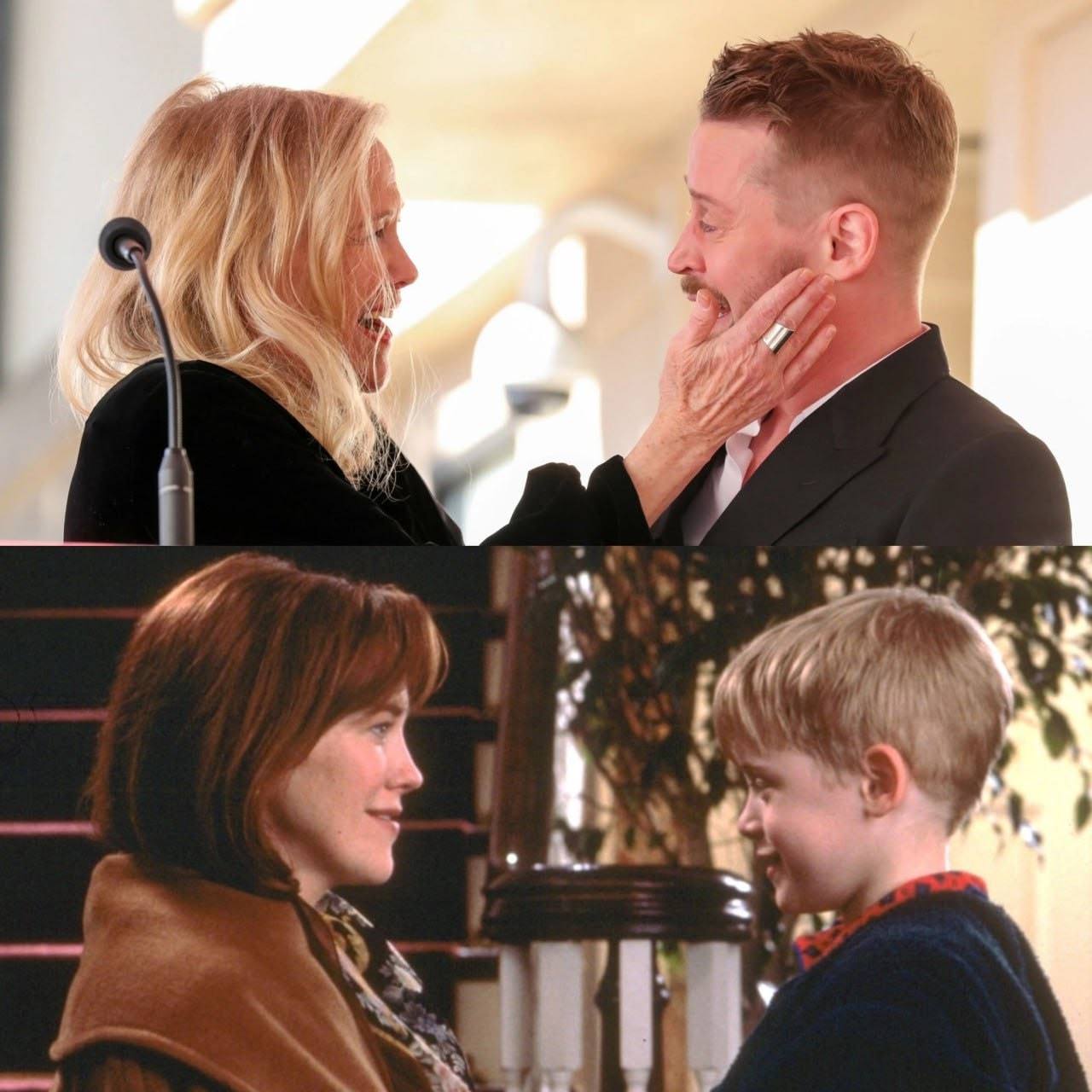 Маколей Калкин трогательно прощается с Кэтрин О Хара Мама Я был уверен что времени у нас больше Хотелось еще немного просто побыть рядом сидеть с тобой в тишине Я тебя слышал но внутри осталось слишком много несказанного Я люблю тебя До встречи