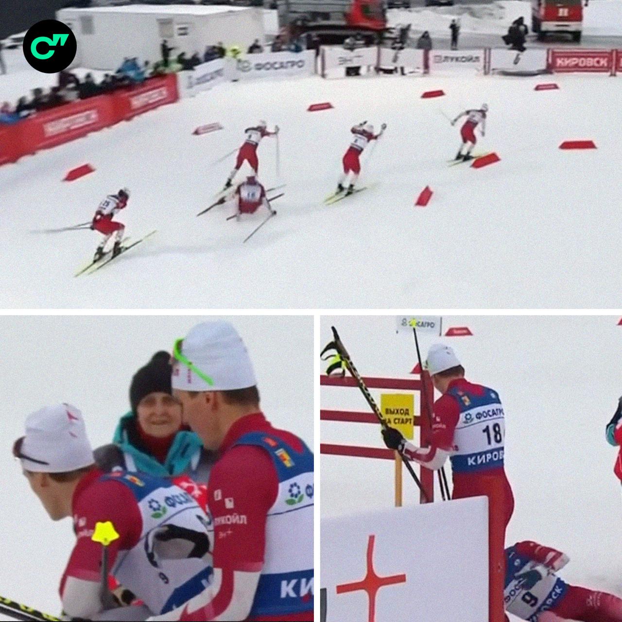 Александр Большунов толкнул Александр Бакурова после полуфинала спринта на Кубке России облокотившийся на ограждение 22 летний лыжник упал после удара в спину Трехкратный олимпийский чемпион вероятно остался недоволен что в него попали палкой во время борьбы на финише Подписывайтесь на Спортс