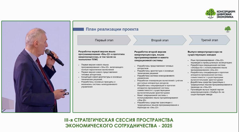 Борис Бабаян и его сын работают над передовой архитектурой «Эльбрус-Б» Российский инженер и ученый Борис Бабаян вместе с сыном Евгением работают над проектом «Эльбрус-Б» – новой архитектурой микропроцессора, основанной на параллельных вычислениях. По заверению разработчиков, ее производительность превзойдет зарубежные аналоги в 30-200 раз. «Эльбрус-Б» включает алгоритмический язык, операционную систему и аппаратную архитектуру. Открытый формат разработки позволит привлечь к проекту международных специалистов. Главная особенность — способность одновременно решать множество независимых вычислительных задач, что значительно увеличивает мощность. По словам Бабаяна, процессор «Эльбрус-Б», созданный по технологии 90 нм, будет сопоставим с зарубежными чипами 14 нм, а версия 5 нм может превзойти все существующие архитектуры. Для него разрабатывается язык программирования «Эль-22», поддерживающий полный параллелизм вычислений. Борис Бабаян – советский и российский ученый, один из ведущих разработчиков вычислительной техники. Он участвовал в создании первого советского суперкомпьютера «Эльбрус» и стал первым европейским ученым, удостоенным звания Intel Fellow за вклад в развитие IT-индустрии. • Дзен • Сайт • TikTok • Facebook • Instagram • YouTube • X/twitter