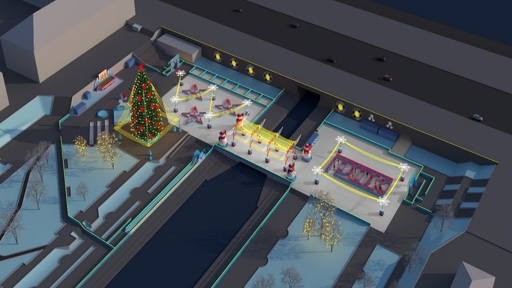 На строительство ледового городка в Екатеринбурге не нашли подрядчика На конкурс заявлялись двое участников но обе заявки отклонили следует из данных на сайте Госзакупок С начала 1990 х все ледовые городки строила компания Айс Проект 2000 На работы должны потратить 26 2 млн рублей На них на площадку привезут лед и создадут фигуры А также подведут электричество организуют подсветку и будут обслуживать городок Фото проектная документация Новости из Екатеринбурга