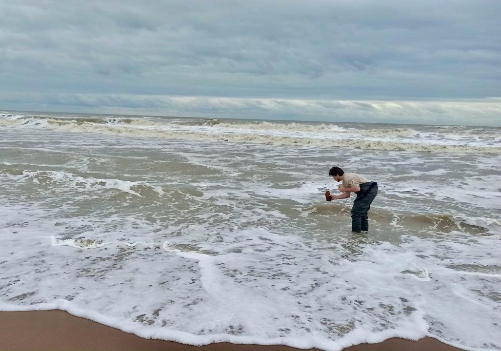 Отбор морской воды на пляжах Крыма и Тамани после ЧС   Превышение ПДК в образцах в акватории пригорода Керчи  Обработаны первые пробы, отобранные сразу после катастрофы в Керченском проливе. Сотрудники лаборатории хемоэкологии ФИЦ ИнБЮМ провели отбор проб морской воды и прибрежных наносов на пляжах Крыма и Тамани. Все собранные образцы анализируются по физико-химическим и микробиологическим параметрам в стенах Института биологии южных морей.  По первым данным – загрязнений водной среды нефтяными углеводородами в большинстве проб, отобранных учёными сразу после катастрофы, не фиксируется.   Превышение ПДК в 2 раза отмечено в образцах, собранных в прибрежной акватории пригорода Керчи, в том числе посёлка Героевское. При этом специалисты отмечают, что данные величины являются характерными для портового региона, не зависимо от ЧП.   «Будем мониторить побережье до туристического сезона. Благодаря исследованиям сможем уточнить текущее состояние среды и составить прогнозы о перспективах её восстановления. Первая экспедиция - это нулевая точка, с которой начинаем проверять, насколько увеличивается концентрация нефтепродуктов в различных компонентах экосистемы», - сообщает руководитель лаборатории хемоэкологии ФИЦ ИнБЮМ, к.б.н. Елена Тихонова.   В Ленинском районе представители администраций, Крым- СПАС, неравнодушные граждане так же ликвидируют выбросы нефти на берег. Там введен режим угрозы ЧС. "За 25 декабря на территории Ленинского района и на о. Тузла от загрязнений нефтепродуктами очищено 4,9 км береговой линии.  Вывезено 253 мешка загрязнённого песка",- отчитались в Министерстве экологии и природных ресурсов РК .   Собранный мазут на береговой линии Керченского полуострова везут в Ленинский район на хранение, затем будет утилизация, где содержание нефтепродуктов снизят сорбентами.