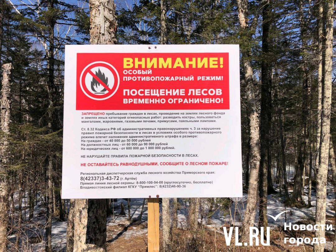 Во Владивостоке и ещё 13 муниципалитетах отменили особый противопожарный режим в связи с нормализацией обстановки. Режим действовал с февраля, когда в Приморском крае начались массовые палы и ландшафтные пожары. Подробнее