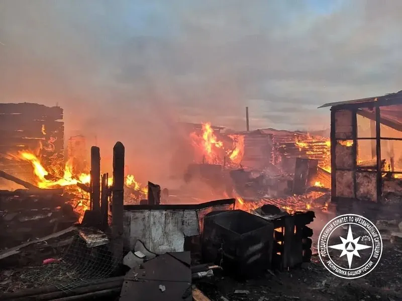 В Баймакском районе при пожаре погиб мужчина В деревне Сайгафар загорелся жилой дом На место прибыли сотрудники МЧС России по РБ и инструктор Госкомитета РБ по ЧС Огонь полностью уничтожил двухквартирный бревенчатый дом летнюю кухню и баню Площадь пожара составила 72 кв м Во время тушения на месте обнаружили тело мужчины 1955 года рождения Причина пожара устанавливается БСТ в Telegram БСТ в МАХ